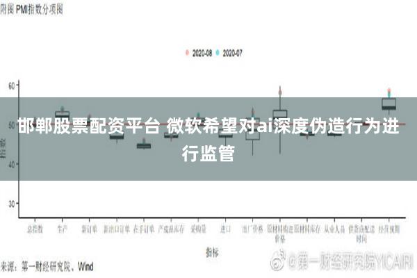 邯郸股票配资平台 微软希望对ai深度伪造行为进行监管