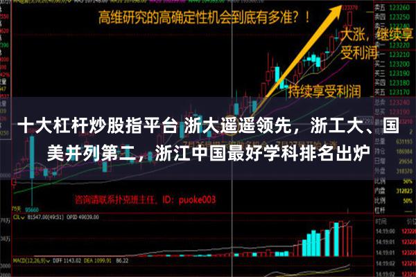 十大杠杆炒股指平台 浙大遥遥领先，浙工大、国美并列第二，浙江中国最好学科排名出炉