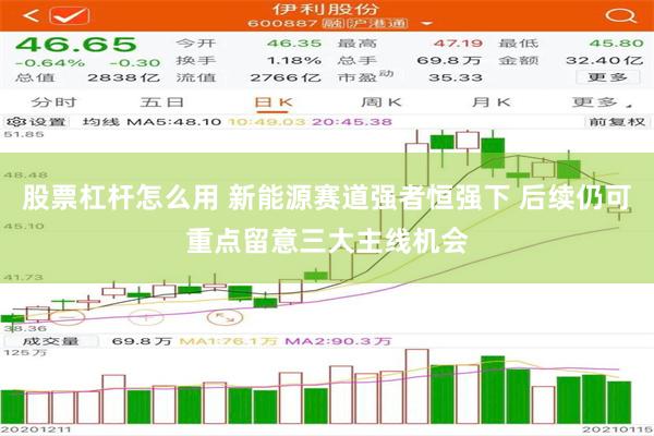 股票杠杆怎么用 新能源赛道强者恒强下 后续仍可重点留意三大主线机会