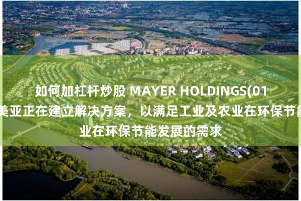 如何加杠杆炒股 MAYER HOLDINGS(01116)：广州美亚正在建立解决方案，以满足工业及农业在环保节能发展的需求