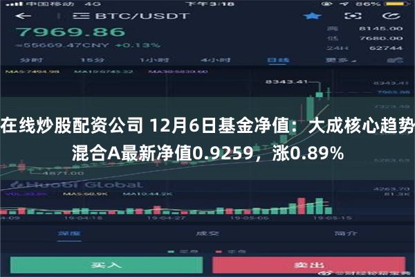 在线炒股配资公司 12月6日基金净值：大成核心趋势混合A最新净值0.9259，涨0.89%