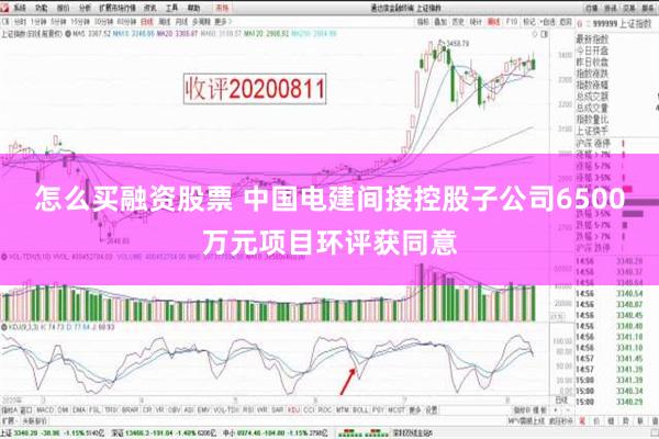 怎么买融资股票 中国电建间接控股子公司6500万元项目环评获同意